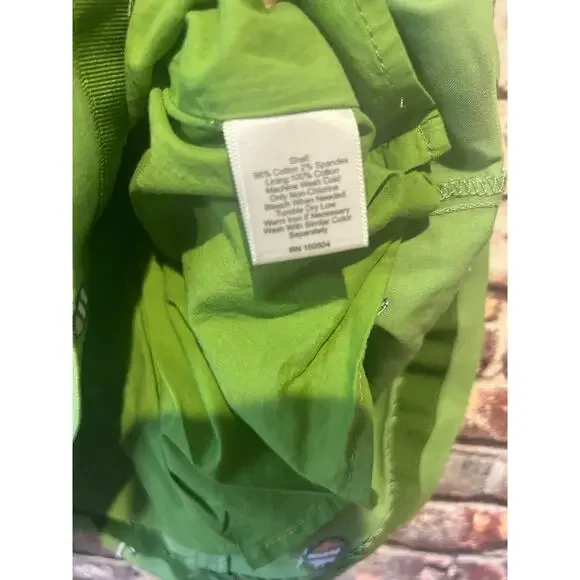 classic prep green dress Maddie Seesucker sleeveless girls youth size 8